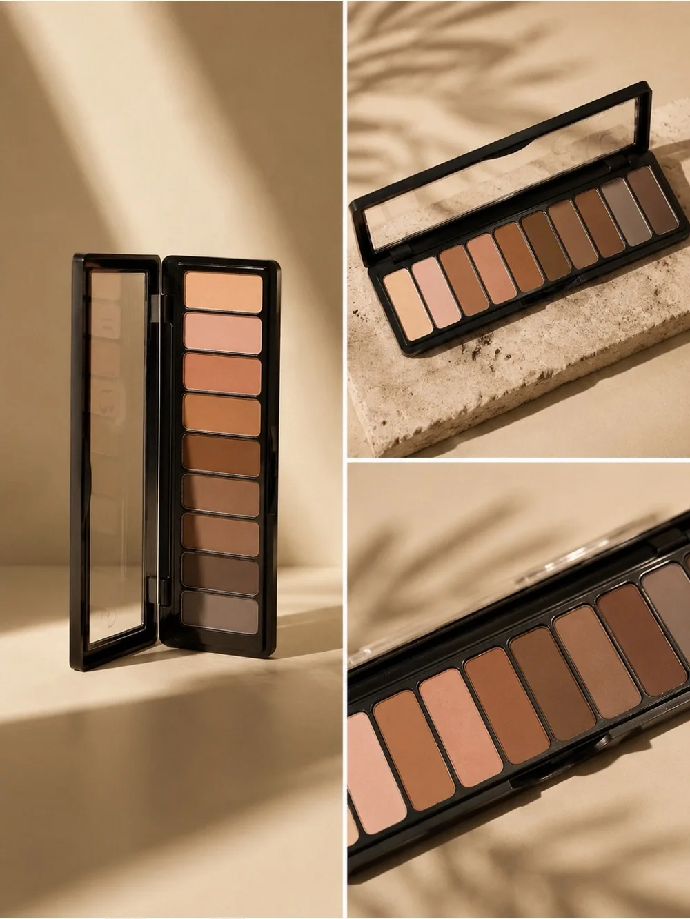 Neutral Matte Eyeshadow Palette - Nude Browns New